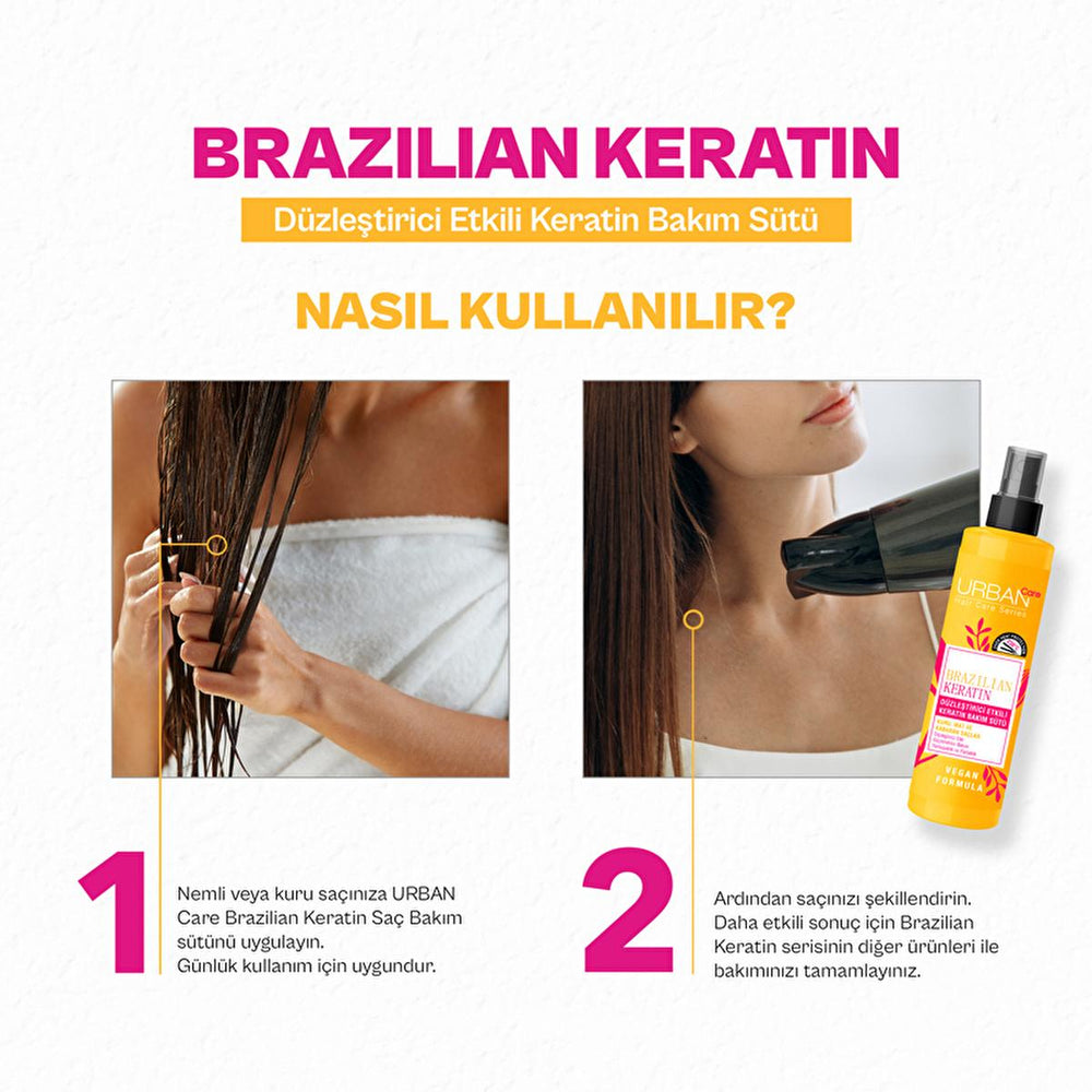 Urban Care Brazilian Keratin Hair Care Product - Nourishing, Smoothing, and Heat Protecting Serum for Manageable - view 7