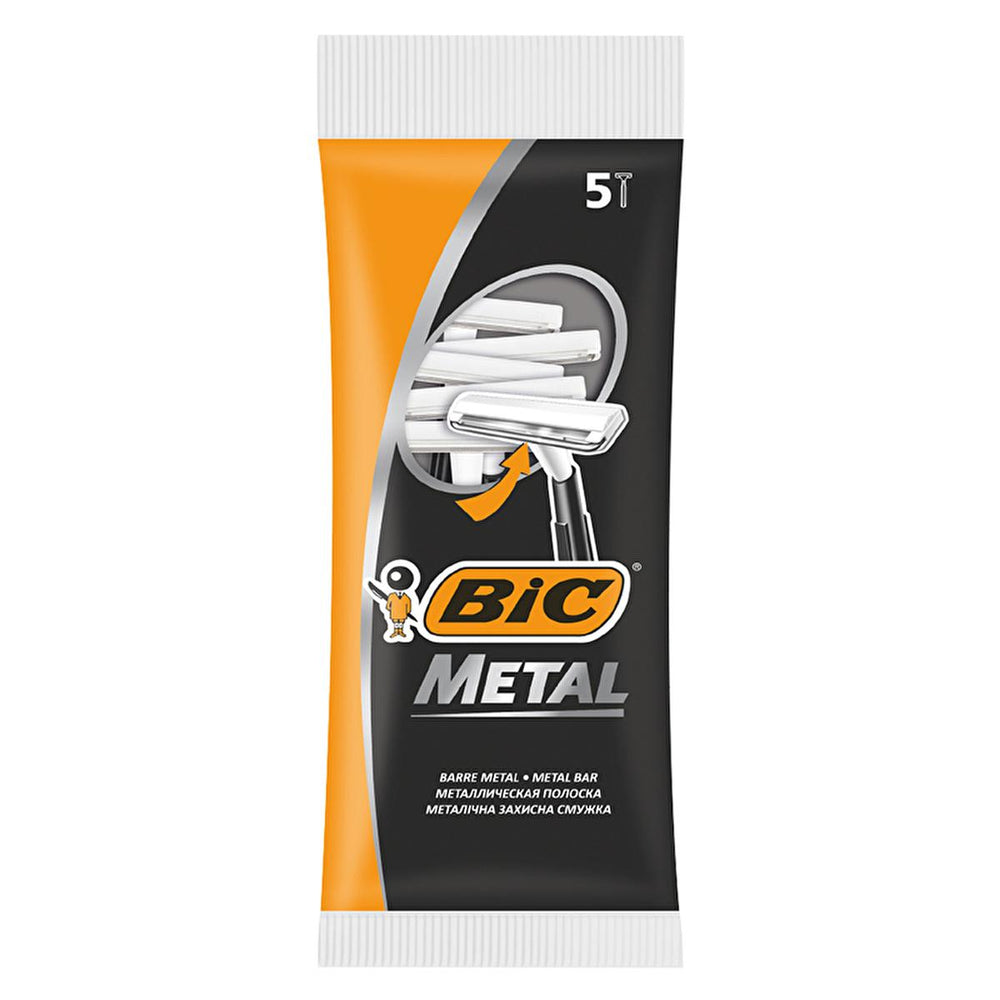 Bic Disposable Razor for Men - Stainless Steel Blade, Safety Cap, Precise Shaving for Sensitive Areas - Hygiene Products