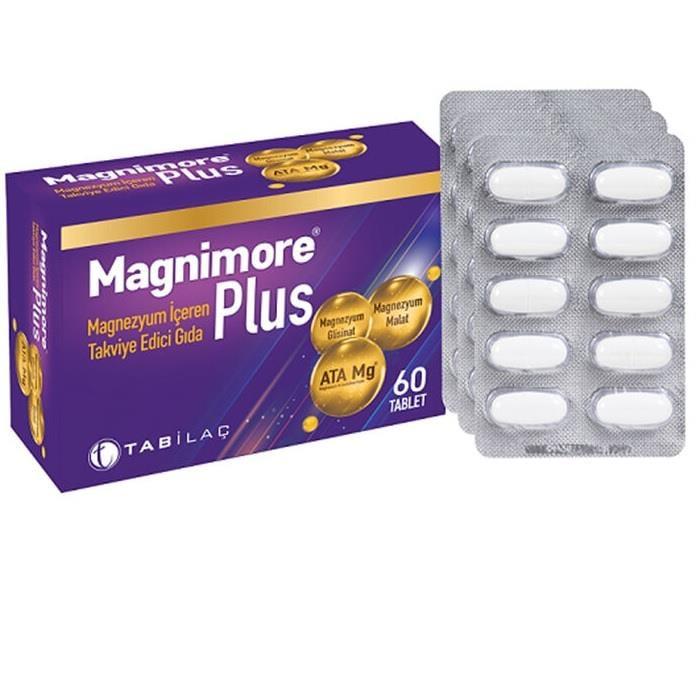 Magnimore Plus 60 Tablet - Magnesium Dietary Supplement with ATA-Mg® Magnimore Plus 60 Tablet - Magnesium Supplement Magnesium supplement, Dietary magnesium, ATA-Mg® magnesium, Magnesium Bisglycinate, Magnesium Malate, Health supplements, dietary supplement, magnesium deficiency, health and wellness, nutrition