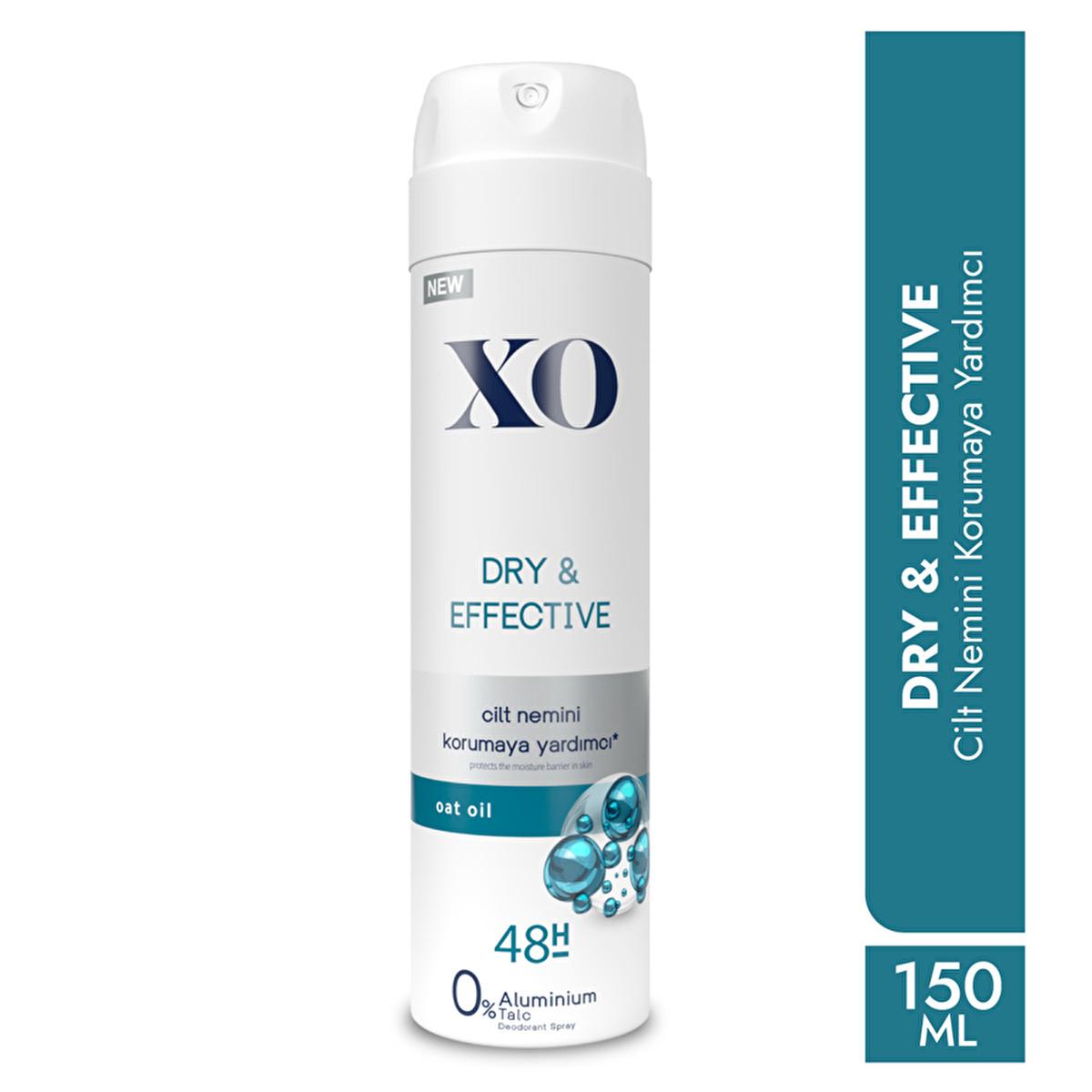 xo dry effective women deodorant spray 150 ml, xo deodorant with oat oil for moisturized skin, environmentally friendly deodorant spray for women XO Dry & Effective Women Deodorant Spray - Moisturizing Formula, 48 Hour Protection | 150 ml XO Dry & Effective Women Deodorant Spray - 150 ml deodorant, women-deodorant, xo, aluminum-free, vegan, long-lasting, moisturizing, sustainable, natural-skincare, ai-generated