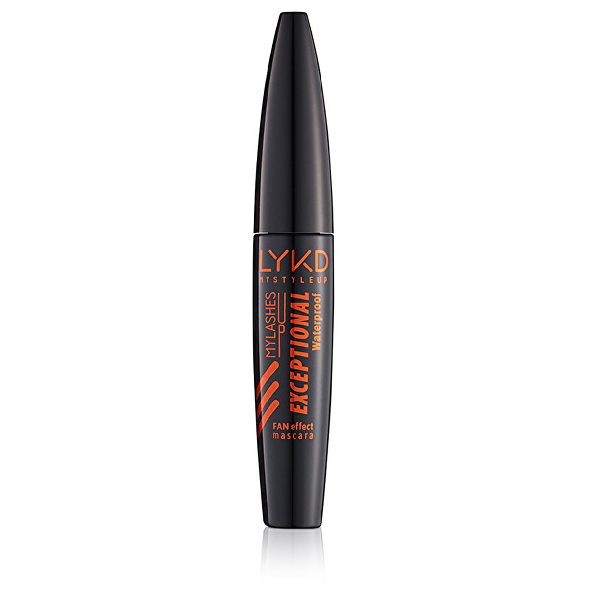 LYKD Waterproof Mascara - Exceptional Fan Effect & Curl, Long-Lasting, Volumizing & Smudge-Proof Mascara for Full Lashes LYKD Waterproof Mascara - Long-Lasting, Volumizing & Curling waterproof mascara, volumizing mascara, curling mascara, long-lasting eye makeup, smudge-proof mascara, LYKD, cosmetics, eye makeup, lash enhancement, waterproof makeup, smudge-proof makeup, beauty products, makeup essentials, cosmetics for oily eyelids, humid climate makeup solutions, active lifestyle beauty