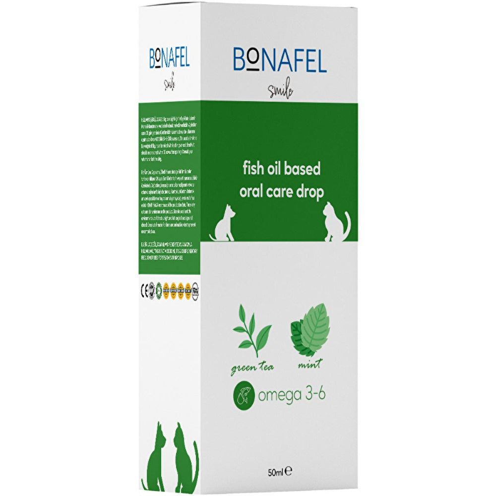 Bonafel Pet Oral Health Supplement for Cats and Dogs - Fish Oil Based Tablets for Fresh Breath & Overall Health - view 3
