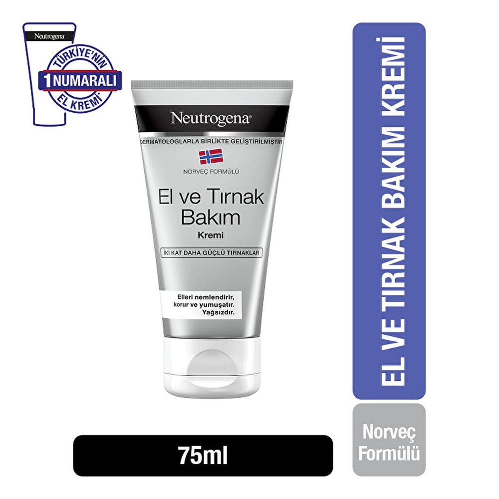 Neutrogena Hand and Nail Cream - Intense Moisturization, Non-Greasy, 2x Nail Strengthening - Face Cream