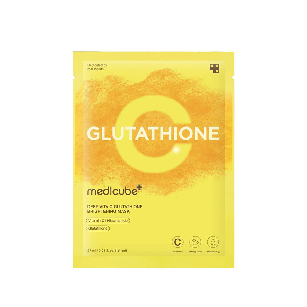 Medicube Deep Vita C Glutathione Brightening Mask 27 ml
