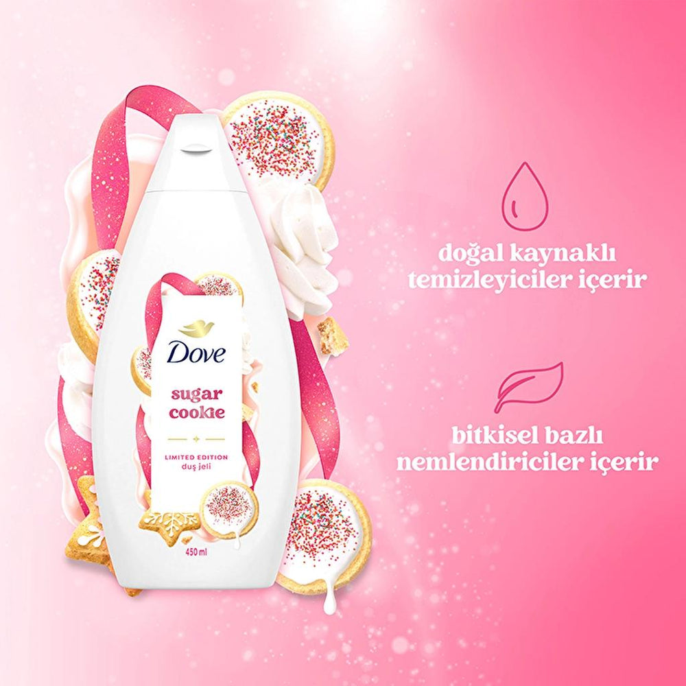 Dove Sugar Cookie Body Wash for Soft Skin 450 ml