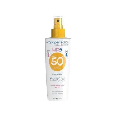 acqua perfection kids sunscreen spray spf50, kids sunscreen spray for sensitive skin, acqua perfection sunscreen for children Acqua Perfection Kids Sunscreen Spray - SPF50 | 200 ml Acqua Perfection Kids Sunscreen Spray SPF50 kids-sunscreen, spf50, acqua-perfection, children-skin-care, hypoallergenic, moisturizing-spray, sensitive-skin, lightweight-sunscreen, non-greasy, ai-generated