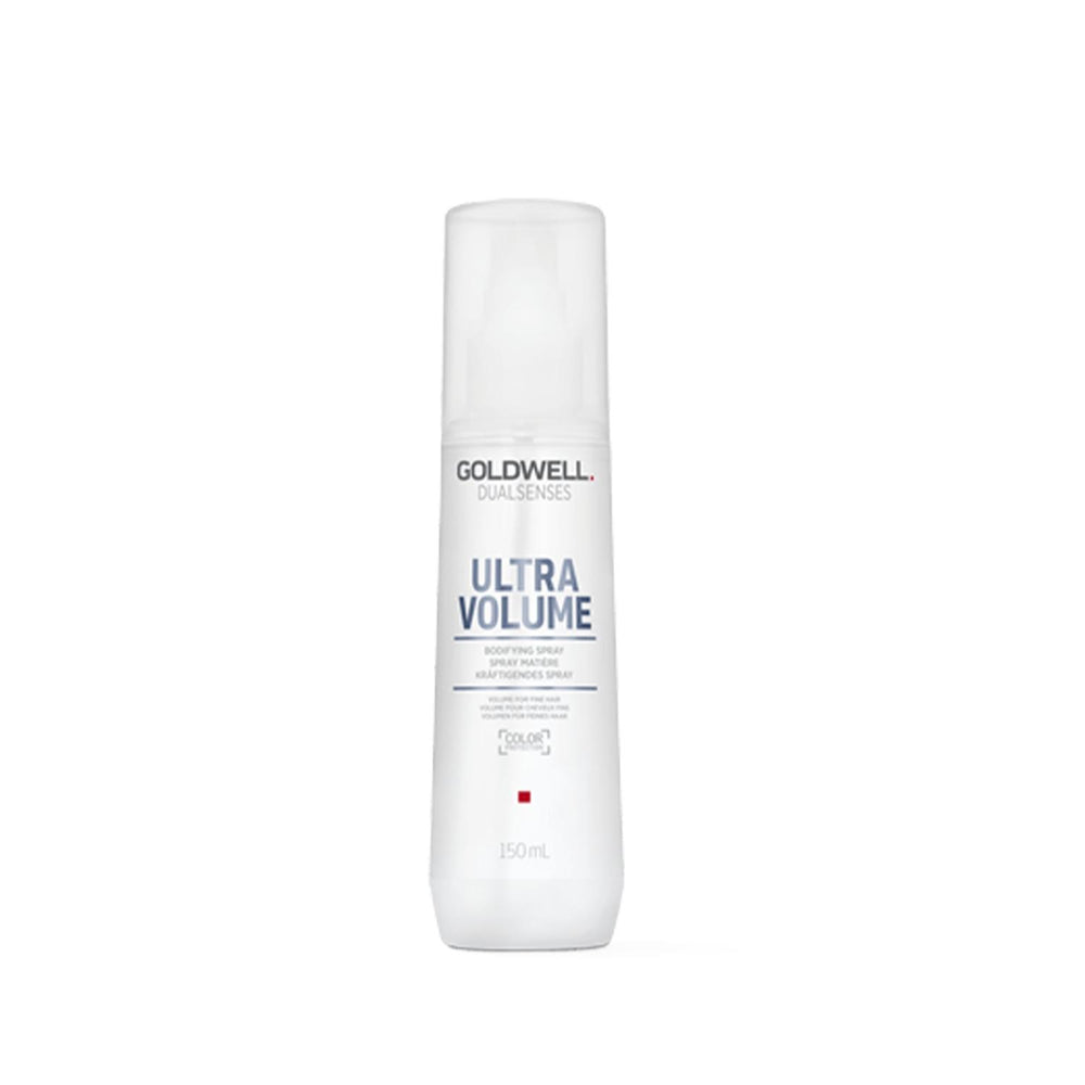 Goldwell Dualsenses Ultra Volume Hair Spray for Added Volume and Style - 150ml Goldwell Dualsenses Ultra Volume Hair Spray - Add Volume hair spray, volume enhancing spray, Goldwell Dualsenses, Ultra Volume hair product, hair styling spray, volumizing hair spray, hair volume booster, styling products for fine hair, hair care for limp hair, Goldwell hair products