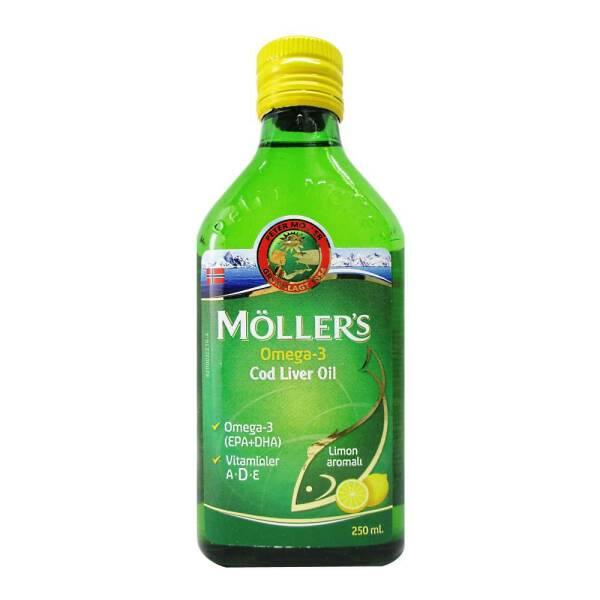 Möllers Cod Liver Oil with Omega-3, Vitamins A, D, E - Natural Lemon Flavor, 8.45 fl oz - image 3