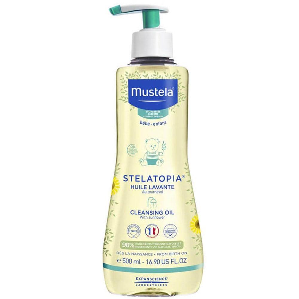 Mustela Stelatopia Cleansing Oil for Dry Skin - Natural, Vegan, Dermatologically Tested Baby Skincare - image 9