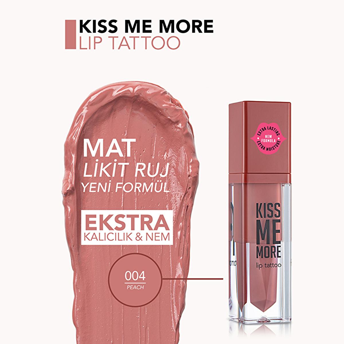 Flormar Kiss Me More: Long Lasting Liquid Matte Lipstick - Peach 004 | Transfer-Proof, Moisturizing, Highly Pigmented Lip Color Flormar Kiss Me More Lipstick - Long Lasting Matte Lip Color liquid matte lipstick, long lasting lipstick, transfer proof lipstick, moisturizing lipstick, highly pigmented lipstick, Flormar lipstick, matte lip color, peach lipstick, nude lipstick, lipstick, matte lipstick, lip color, long-lasting, transfer-proof, moisturizing, highly pigmented, Flormar, peach, nude, beauty, cosmeti