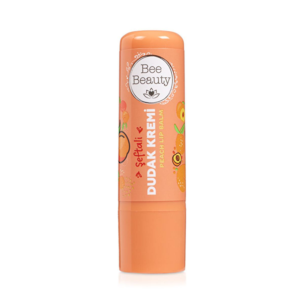 Bee Beauty Moisturizing Peach Lip Balm with Shea Butter & Vitamin E - Hydrating Lip Care for Dry Lips - view 2