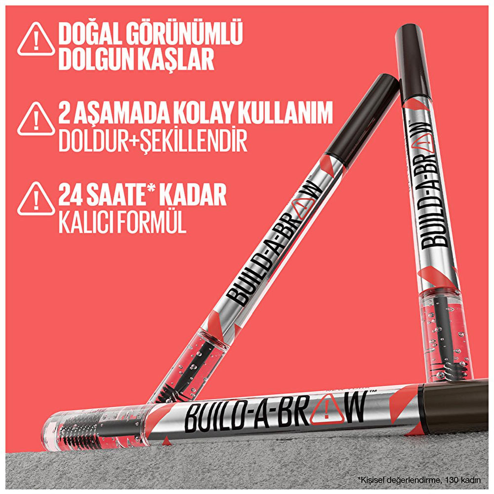 Maybelline New York Build a Brow 2-in-1 Eyebrow Pencil & Gel - Long Lasting, Smudge Proof, Precise Application - view 3