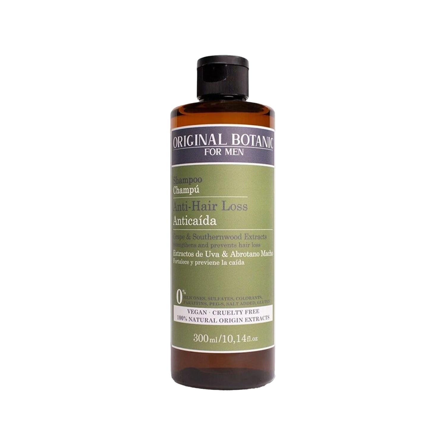 ORIGINAL BOTANIC Vegan Anti-Hair Loss Shampoo for Men - 300ml Natural Botanical Ingredients, Promotes Hair Health & Prevents Thinning ORIGINAL BOTANIC Vegan Anti-Hair Loss Shampoo for Men vegan shampoo, anti hair loss shampoo, men's hair care, botanical hair products, natural shampoo for men, hair loss prevention, vegan hair care, men's grooming, natural hair products, hair health, thicker hair, reduce shedding, scalp care, organic shampoo, cruelty-free hair care