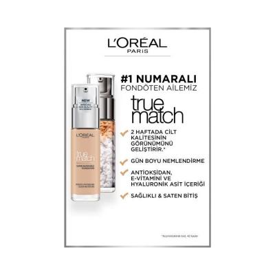 Loreal Paris True Match Foundation - Natural-Looking, Moisturizing & Long-Lasting Makeup for All Skin Types Loreal Paris True Match Foundation - Natural & Long-Lasting Loreal Paris True Match Foundation, Natural looking foundation, Moisturizing foundation, Long-lasting foundation, Suitable for all skin types foundation, Foundation Makeup, Makeup, Cosmetics, Skincare, Beauty Products