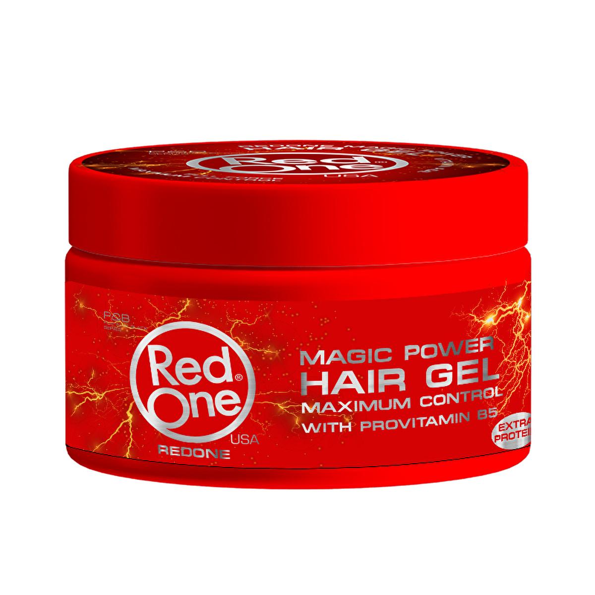 Red One Magic Power: Ultra Strong Hold Hair Styling Gel for Sculpting, Long Lasting Styles with No Residue - Vitamin Enriched Hair Protection Red One Hair Gel: Strong Hold, Long Lasting Styles & Protection hair styling gel, strong hold hair gel, long lasting hair gel, men's hair gel, women's hair gel, hair gel for styling, no residue hair gel, vitamin enriched hair gel, hair protection gel, hair sculpting gel, hair gel, hair styling, strong hold, long lasting, no residue, vitamin enriched, hair protection, 