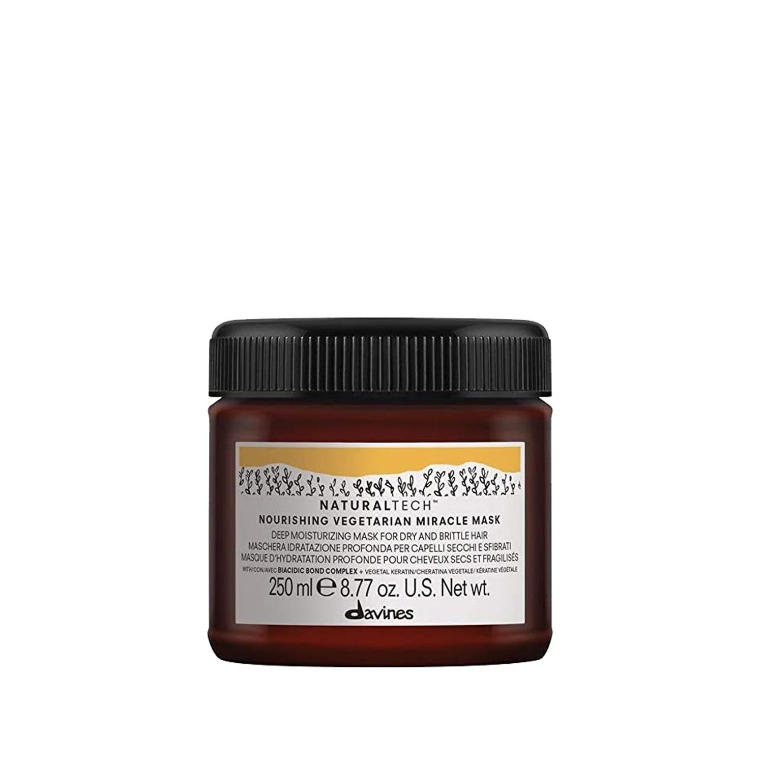 Davines Nourishing Vegetarian Mucize Maske Hair Mask - 250ml, Vegetarian, Nourishing Hair Care Davines Nourishing Vegetarian Mucize Maske - 250ml Hair Mask Davines Nourishing Vegetarian Mucize Maske, Vegetarian hair mask, Nourishing hair care, Hair treatment mask, Davines hair products, Hair care, Vegetarian cosmetics, Ethical beauty products, Hair nourishment, Dry hair repair, Damaged hair treatment