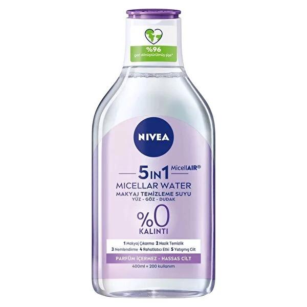 Nivea Soothing Micellar Makeup Cleansing Water for Sensitive Skin - 13.53 fl oz Nivea Micellar Water for Sensitive Skin - Gentle Makeup Remover Micellar Water, Makeup Remover, Sensitive Skin Care, Nivea, Dermatologically Tested, Fragrance-Free, Gentle Skincare, Skincare for Sensitive Skin, Makeup Removal, Skincare Essentials