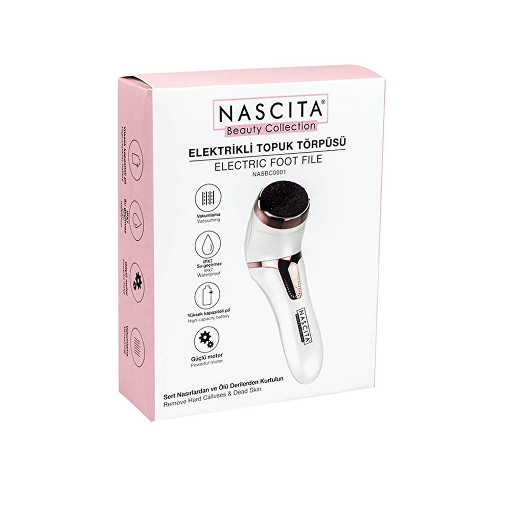 Nascita Electric Foot File - Cordless Portable Foot Care for Smooth Heels & Callus Removal - view 2