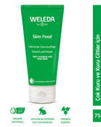 Weleda Skin Food: Intense Hydration & Nourishment for Dry, Damaged Skin | Natural Moisturizing Cream for Face, Hands, Elbows & Cracked Heels (2.54 fl oz) Weleda Skin Food: Dry Skin Moisturizer & Nourishing Cream Skin Food cream, Weleda Skin Food, dry skin moisturizer, nourishing skin cream, natural skincare for dry skin, intensive moisturizing cream, cracked heel treatment, elbow moisturizer, moisturizer, Violet extract, Chamomile extract, Calendula flower extract, beeswax formula, plant oils, face, hands, 