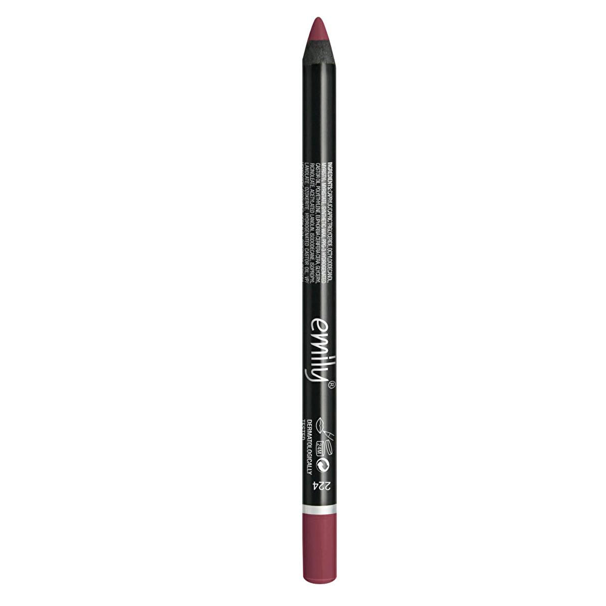 Emily Long Lasting Lip Pencil - Precise, Long-Lasting Lip Color for Makeup Enthusiasts Emily Long Lasting Lip Pencil - Precise & Long-Lasting Long Lasting Lip Pencil, Lip Color, Dudak Kalemi, Cosmetic Pencil, Makeup, Precise Lip Lining, Durable Lip Color, Modern Lip Shades, Beauty Essentials, Makeup Must-Haves, Long-Lasting Makeup, Lip Care, Cosmetics
