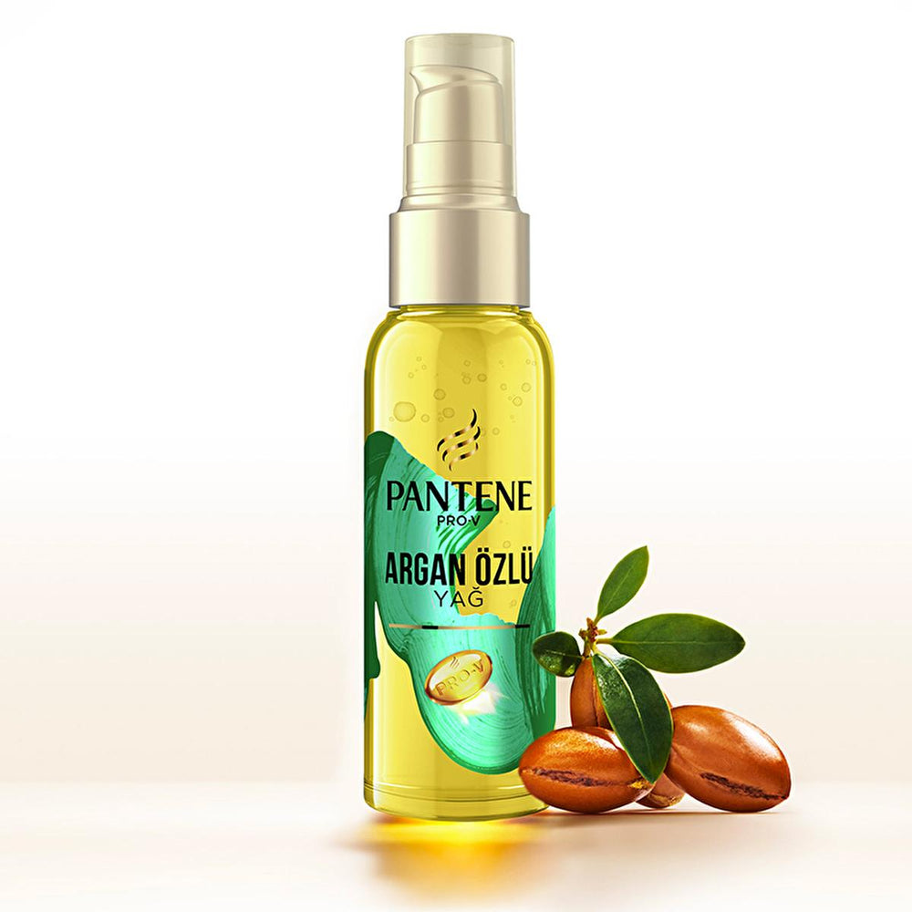 Pantene Pro-V Argan Oil Hair Care Oil for Dry or Damaged Hair - Nourishing, Non-Greasy, 3.38 fl oz - view 6