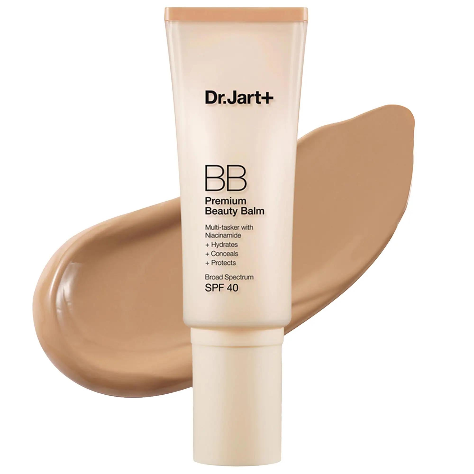 Dr. Jart+ Premium BB Tinted Moisturizer with Niacinamide and SPF 40 - Hydrating, Light Coverage, Dermatologist Tested for Sensitive Skin Dr. Jart+ BB Tinted Moisturizer SPF 40 - Hydrating &amp; Natural Finish BB Cream, Tinted Moisturizer, SPF 40, Niacinamide, Sensitive Skin, Hydrating Moisturizer, Light Coverage Makeup, Dermatologist Tested, Korean Beauty, Skincare, Makeup, Sun Protection, Glycerin, Mineral Sunscreen, Chemical Sunscreen, Natural Finish, Multifunctional Skincare, Daily Skincare, Busy Mornings, M