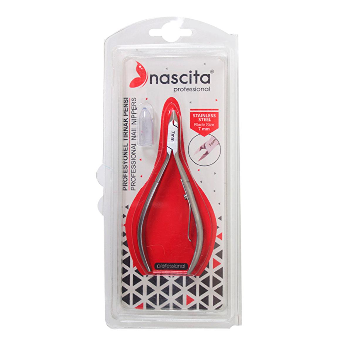Nascita Professional Nail Clippers 7mm - Manicure Pedicure Tools for Precise Nail Care Nascita 7mm Nail Clippers for Manicure & Pedicure Nail clippers, Manicure pedicure tools, Professional nail care, Nascita nail clippers, Tırnak makası, Nail care tools, Beauty professionals, Personal grooming, Precision nail clippers, 7mm nail clippers