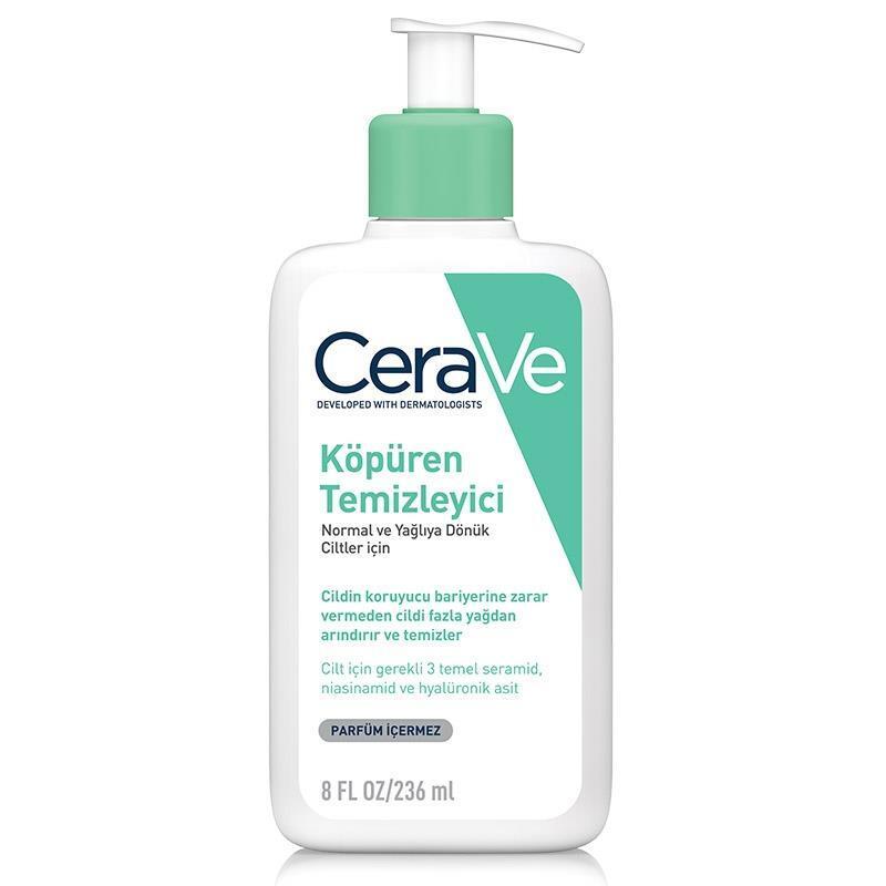 cerave foaming cleanser for normal to oily skin 236ml, cerave foaming cleanser bottle CeraVe Foaming Cleanser - Normal to Oily Skin | 236ml CeraVe Foaming Cleanser - Normal to Oily Skin | 236ml cerave, foaming-cleanser, normal-skin, oily-skin, sensitive-skin, skincare, children-friendly, hydrating-cleanser, essential-seramides, ai-generated