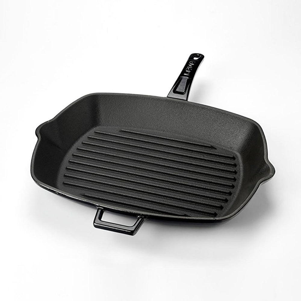 LAVA Cast Iron Rectangular Grill Pan - Durable, Versatile, and Healthy Cooking Option for Home Cooks - view 4