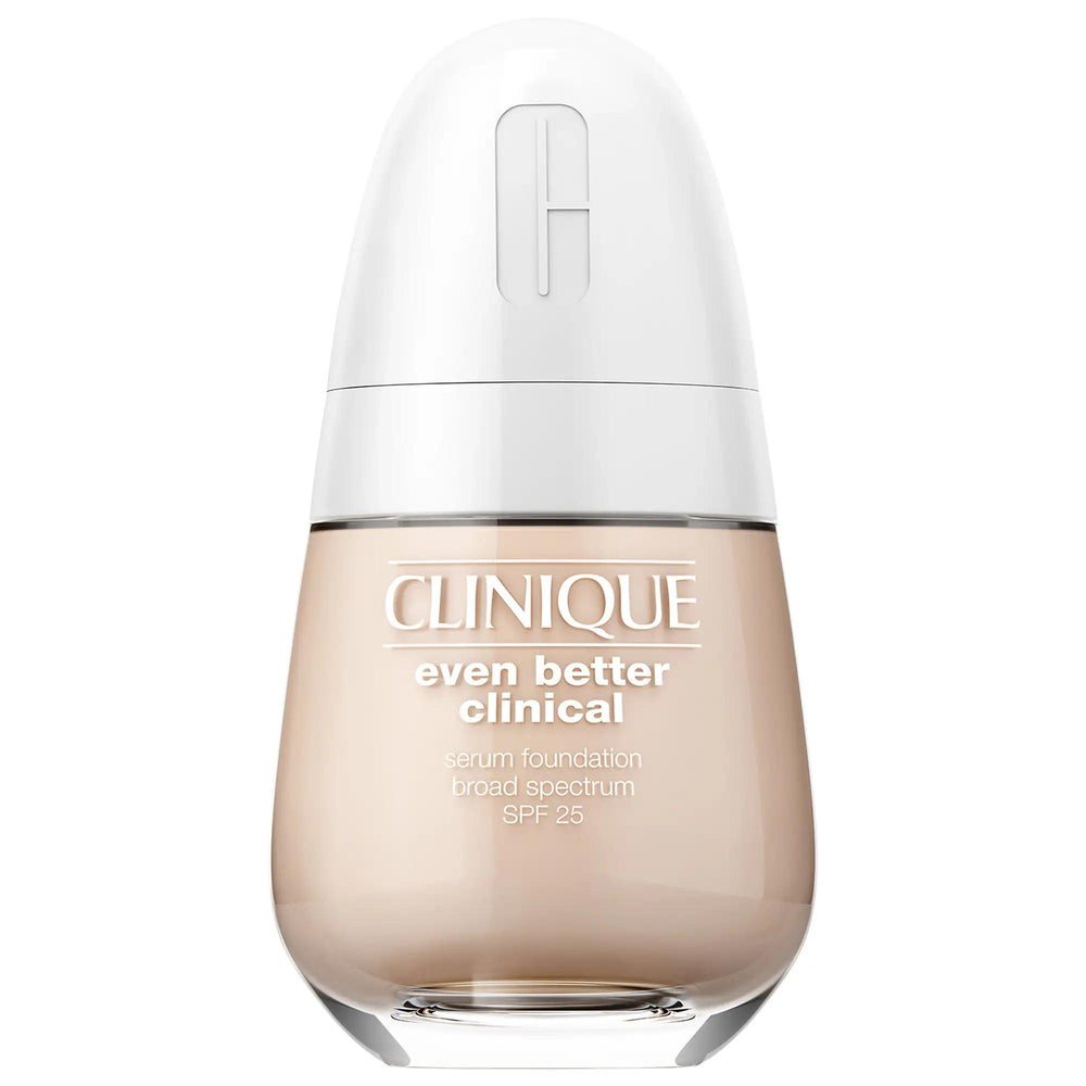 Clinique Even Better Clinical Serum Foundation Broad Spectrum SPF 25 - Long-Lasting Full Coverage Matte Finish Makeup for Oily Skin Clinique Even Better Clinical Foundation SPF 25 long-lasting foundation, matte finish makeup, SPF 25 foundation, serum foundation, oil-free foundation, full coverage makeup, Clinique, Even Better Clinical, foundation for oily skin, combination skin makeup, skincare in makeup, makeup with SPF, liquid foundation, 24-hour coverage