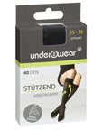 Underwear Black 40 Denier Knee-High Stockings Size 35-38