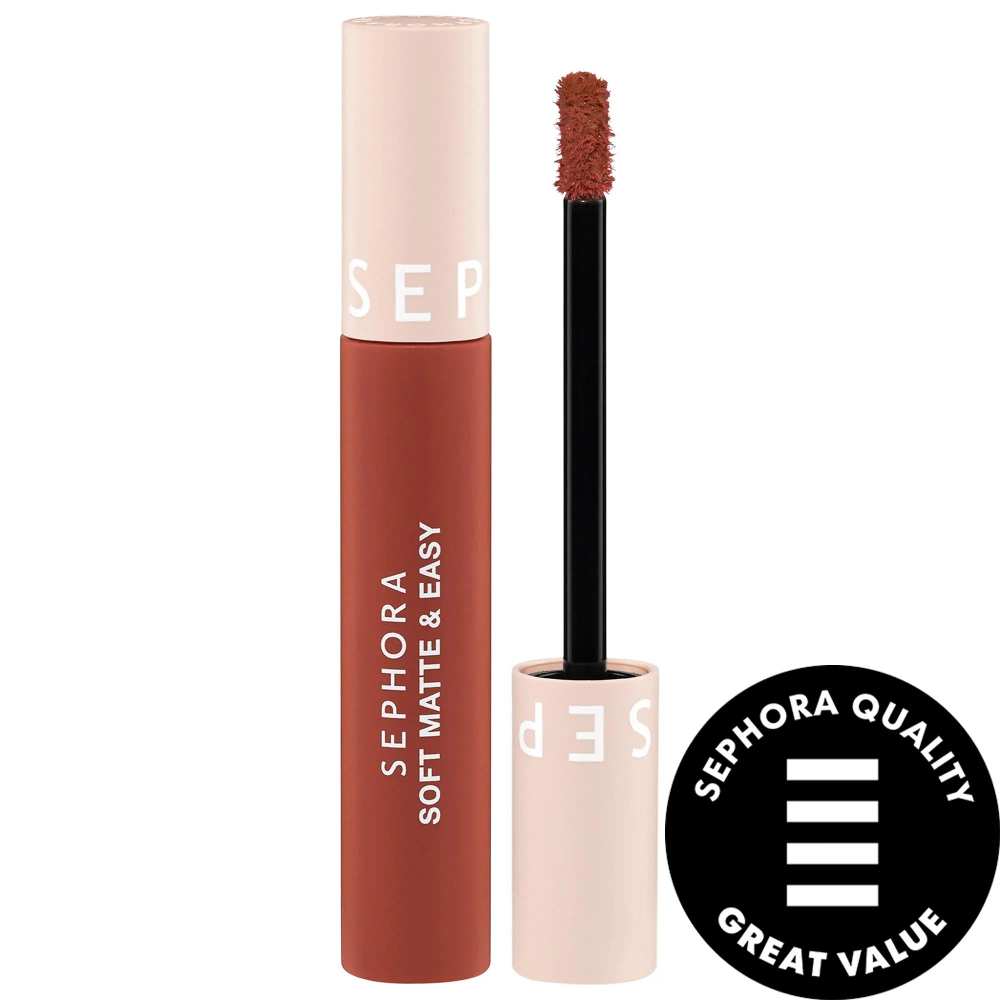 Soft Matte & Easy Liquid Lipstick: Vegan, Long-Wearing, Buildable Coverage - High-Impact Matte Lip Color, Multi-Use Lip & Cheek Soft Matte Liquid Lipstick: Vegan, Long-Lasting Matte Color Liquid lipstick, Matte lipstick, Vegan lipstick, Long-wearing lipstick, Buildable coverage lipstick, High-impact matte lip color, Water-based liquid lipstick, Cruelty-free lipstick, Vanilla scented lipstick, Multi-use lip and cheek color, Lipstick, Matte finish, Long-lasting, Vegan, Cruelty-free, Vanilla, Buildabe coverage