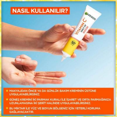 Garnier Vitamin C Sunscreen Glow Cream - SPF50+ | 40 ml - image 16