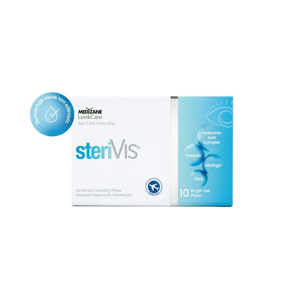 Sterivis Eyelid Cleansing Wipes for Daily Hygiene 10 Count