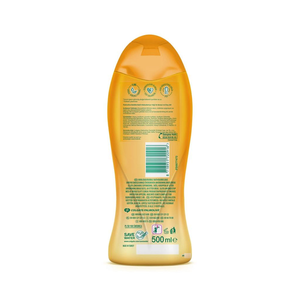 Palmolive Macadamia Oil Bubble Bath & Shower Gel 500 ml