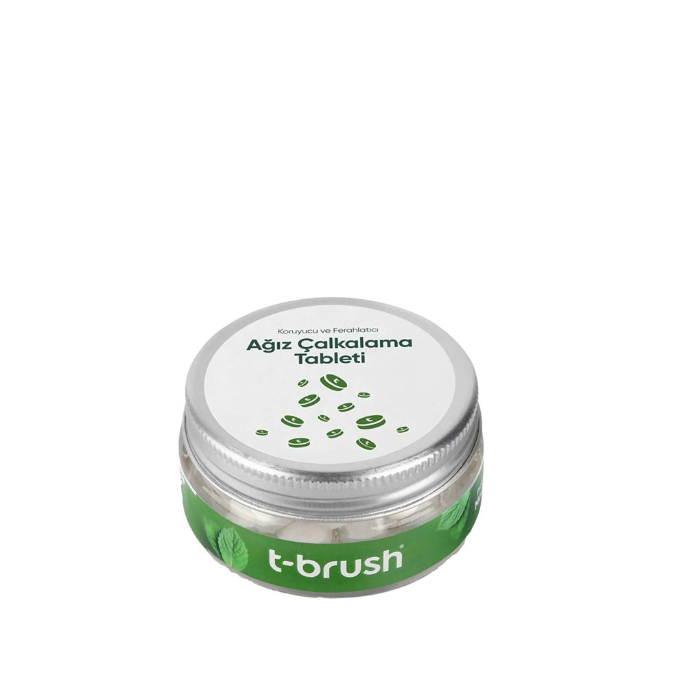 T-Brush Mint Fluoride Mouthwash Tablets 75 Count