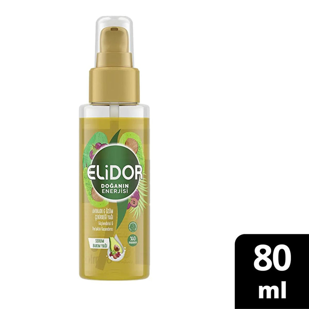 Elidor Avocado & Grape Seed Oil Hair Serum: Shine & Strength - Paraben Free, Lightweight Natural Hair Oil Elidor Avocado Hair Serum: Shine & Strengthen Hair Naturally hair serum, avocado oil hair serum, grape seed oil hair serum, hair shine serum, hair strengthening serum, paraben free hair serum, natural hair oil, hair care products, hair oil for dry hair, hair oil for shine, avocado oil, grape seed oil, lightweight formula, recyclable bottle, paraben-free, adds shine, strengthens hair, dry hair, damaged h