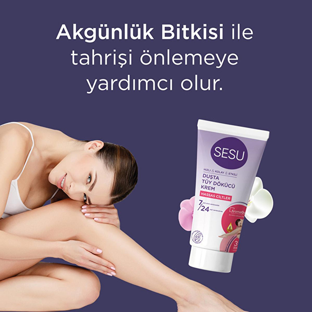 Sesu Hair Removal Cream for Sensitive Skin - Gentle, Effective, and Convenient - 5.07 fl oz - view 6