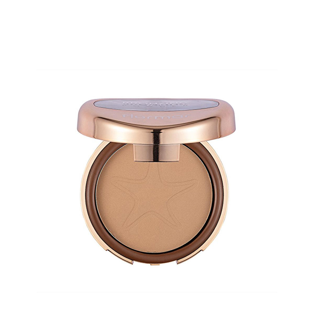 Flormar Compact Bronzer - Silky Texture, Multi-Purpose Makeup for Natural Bronze Glow - view 2