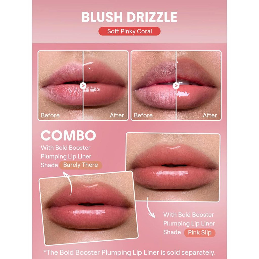 Sheglam Bold Booster Plumper Liquid Lipstick 112 Blush Drizzle