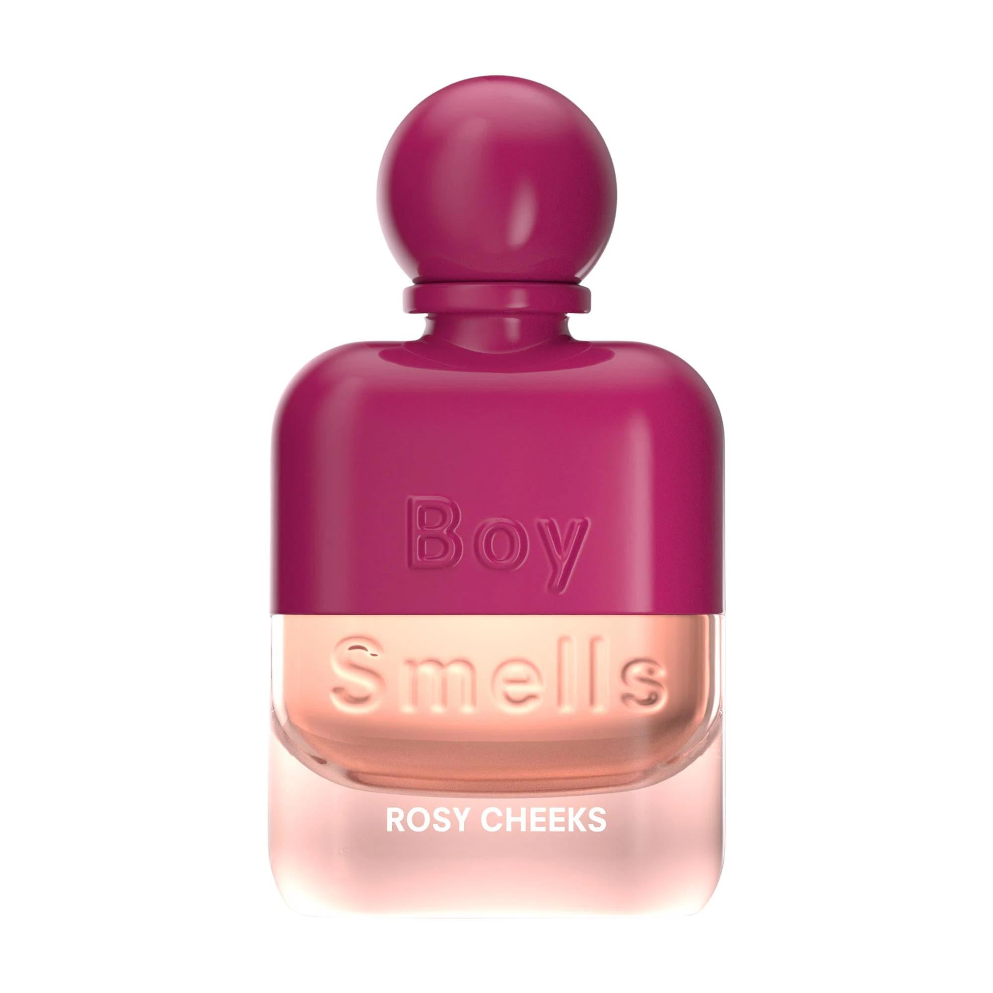Boy Smells Rosy Cheeks Perfume: Fruity Floral Fragrance with Pomegranate, Cassis & Rose - Long Lasting Scent for Women, Y2K Nostalgia Boy Smells Rosy Cheeks Perfume: Fruity Floral Fragrance Rosy Cheeks perfume, fruity floral perfume, pomegranate perfume, women's fragrance, Y2K perfume, cassis rose sandalwood perfume, long lasting perfume, magenta perfume bottle, perfume, fragrance, floral fragrance, fruity fragrance, sweet scent, elegant perfume, daytime perfume, evening perfume, versatile fragrance, Boy Sm