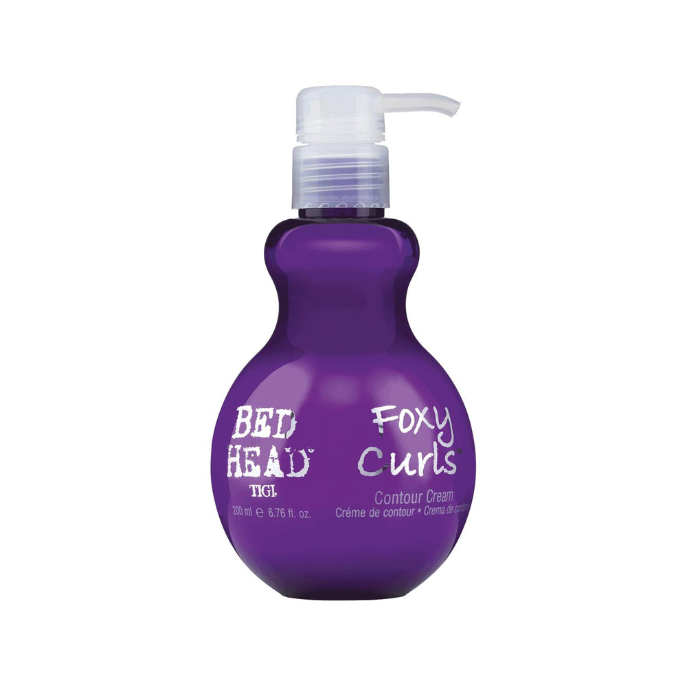 Tigi Bed Head Foxy Curls Contour Cream - Curl Defining Cream for Curly Hair, 6.76 fl oz Tigi Bed Head Foxy Curls Contour Cream - Curl Defining Cream Tigi Bed Head Foxy Curls, Contour Cream, Curl defining cream, Curly hair care product, Hair styling product, curly hair, hair care, curl definition, moisture, manageability, Tigi Bed Head, Foxy Curls, hair cream, curl enhancer