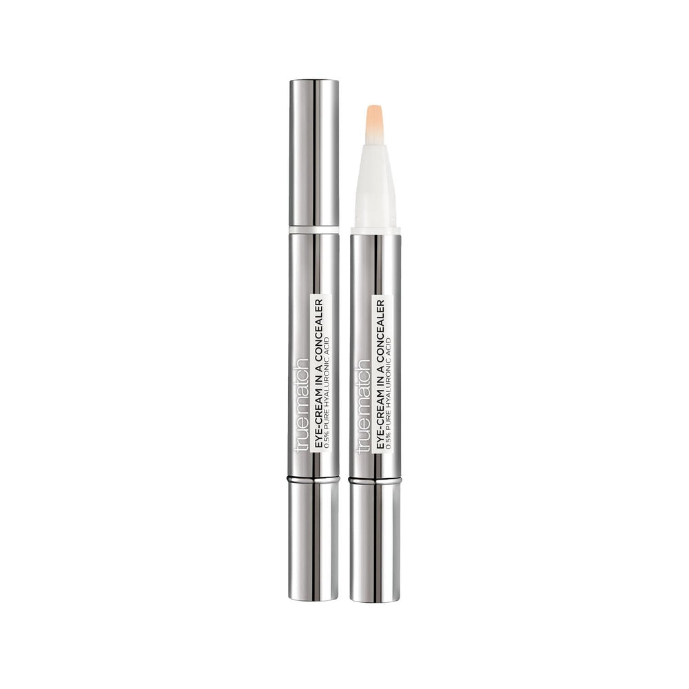 L'Oreal Paris True Match Concealer with Eye Cream - 2-in-1 Makeup for Natural Coverage & Under-eye Care L'Oreal Paris True Match Concealer with Eye Cream L'Oreal Paris True Match Concealer, Concealer with Eye Cream, 2-in-1 Makeup Product, Under-eye Care, Natural-looking Coverage, Multi-functional Makeup, Skincare-infused Makeup, True Match Shade Range, Makeup for Beginners, Everyday Makeup Essentials