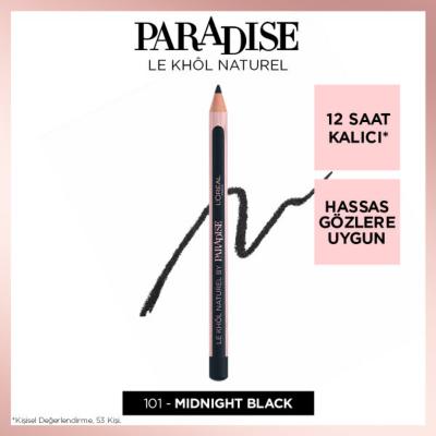 Loreal Paris Le Khol Eyeliner - Midnight Black - image 3