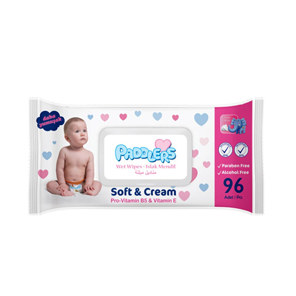 Paddlers Baby Wet Wipes - Soft, Gentle, and Convenient Hygiene Solution for Infants (96 x 12 Pack) - view 3