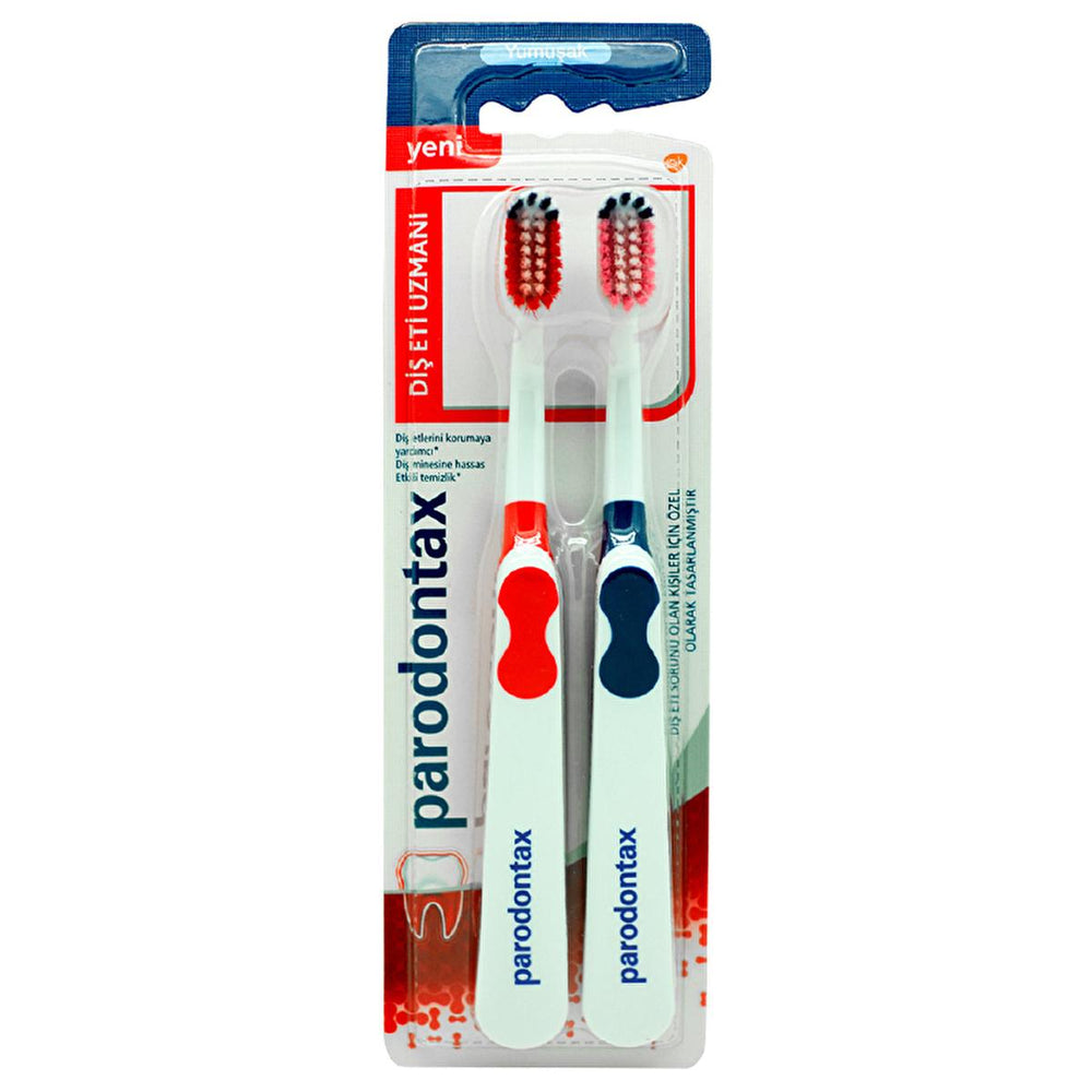 Parodontax Gum Expert Toothbrush - Soft Bristles for Healthy Gums | 2-Pack - Toothpaste