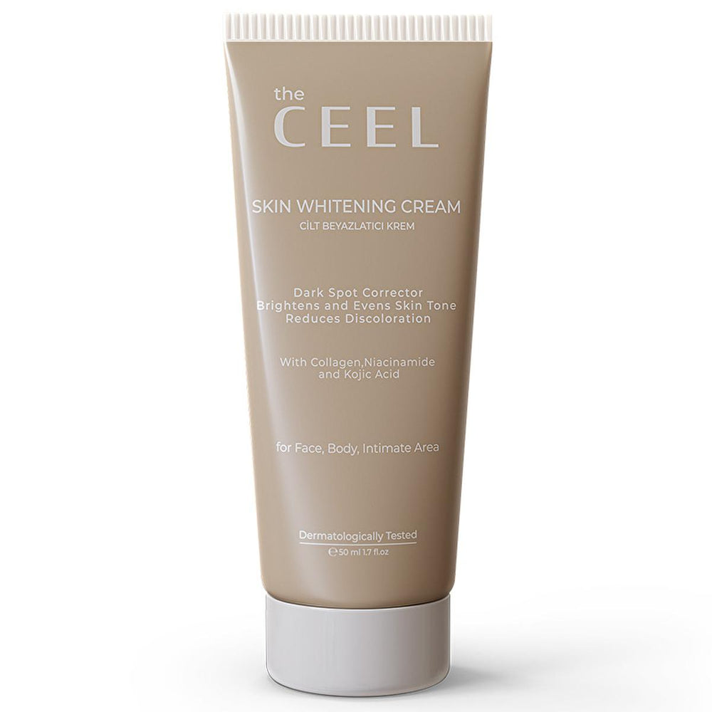 The Ceel Skin Whitening Cream 50ml - Brightens, Moisturizes & Evens Skin Tone The Ceel Skin Whitening Cream - Brightens & Evens Skin Tone skin whitening cream, skin brightening, hyperpigmentation treatment, moisturizing skin care, Arbutin skin care, Glutatyon skin benefits, skin care products, brightening cream, even skin tone, radiant skin, sensitive skin care, underarm care