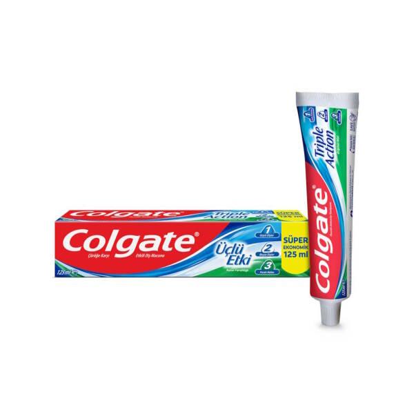 Colgate Triple Action Toothpaste 125ml - Mint Flavor - Anti-Caries, Whitening & Fresh Breath - Toothpaste