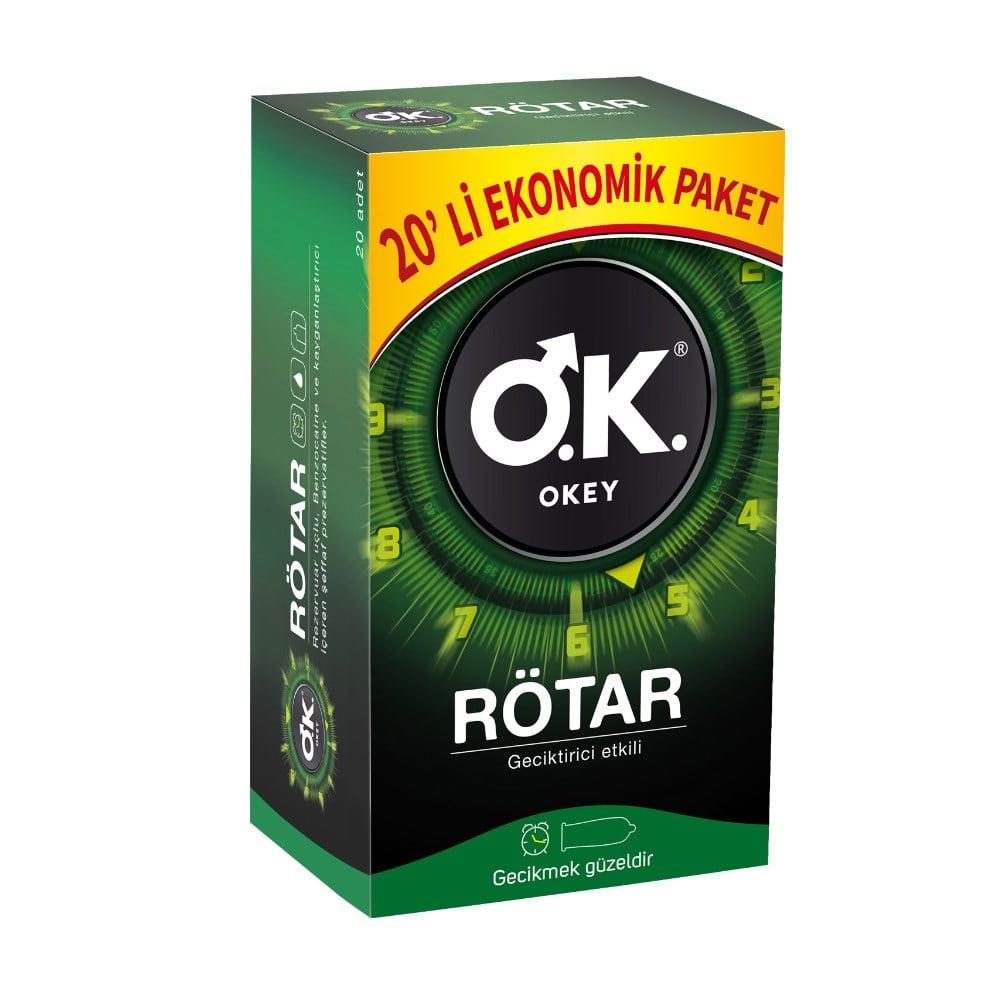 Okey Rštar Condoms, 20 Count - Latex Contraception for Safe Sex Practices - image 2