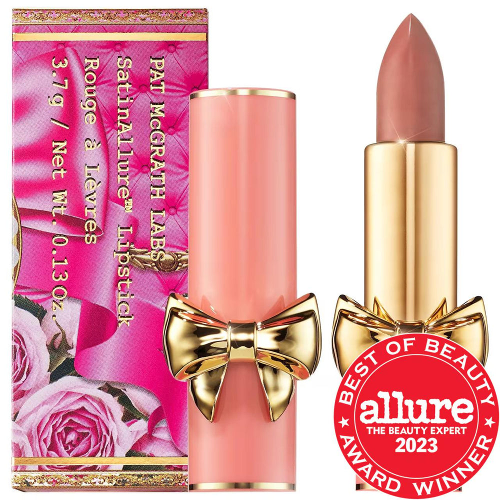SatinAllure&trade; Hydrating Satin Lipstick with Botanical Collagen - Paraben-Free, Sulfate-Free Cosmetics SatinAllure&trade; Hydrating Lipstick - Moisturizing & Paraben-Free hydrating lipstick, satin lipstick, botanical collagen lipstick, paraben-free cosmetics, sulfate-free beauty products, moisturizing lip color, lip care, clean beauty, cosmetics, lipstick, beauty essentials, Allure Best of Beauty award winner